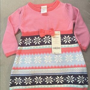 Gymboree Coral Knit Baby Sweater